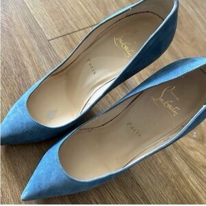 Christian Louboutin Blue Heels